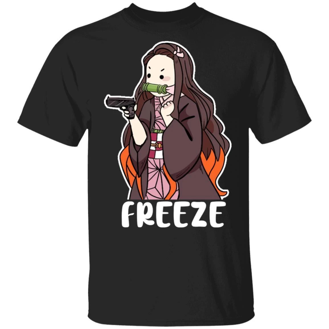 Nezuko Freeze T Shirt Demon Slayer Anime Tee