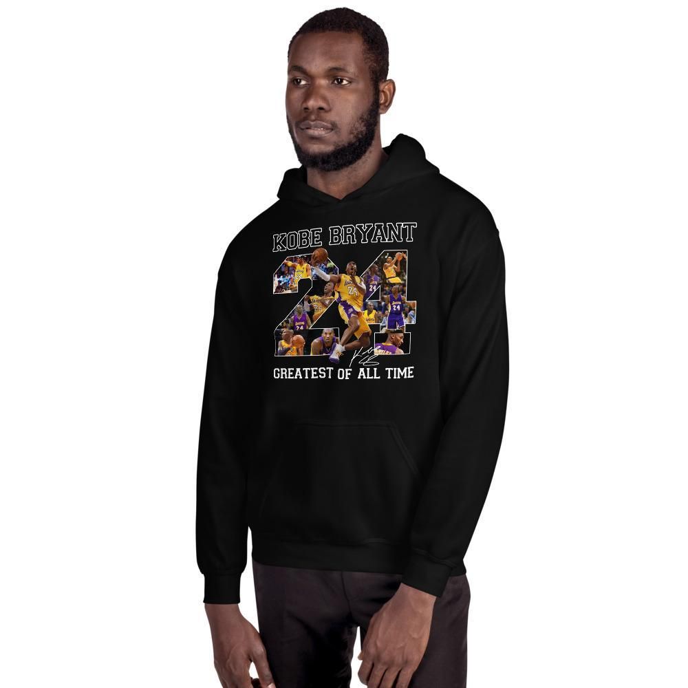 Number 24 Kobe Bryant Greatest Of All Time Hoodie Perfect Gift For Fans