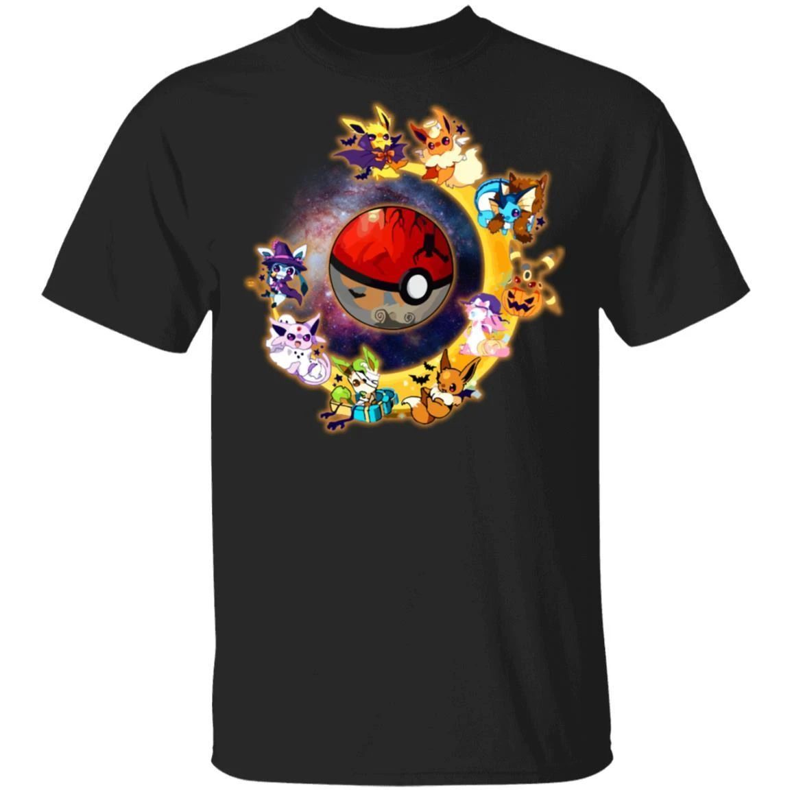 Pokemon Halloween Custom T Shirt Anime Tee