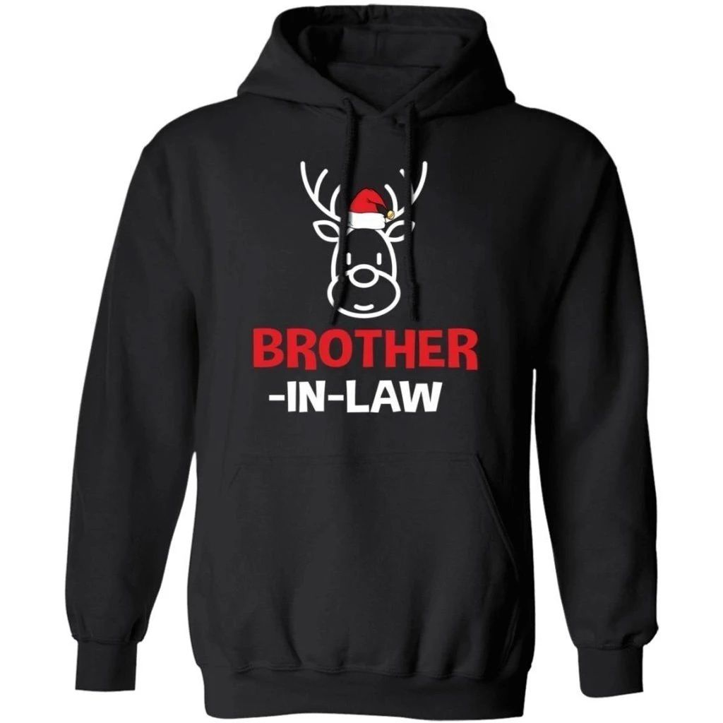 Reindeer Brother In Law Hoodie Family Christmas Hoodie Xmas Hoodie