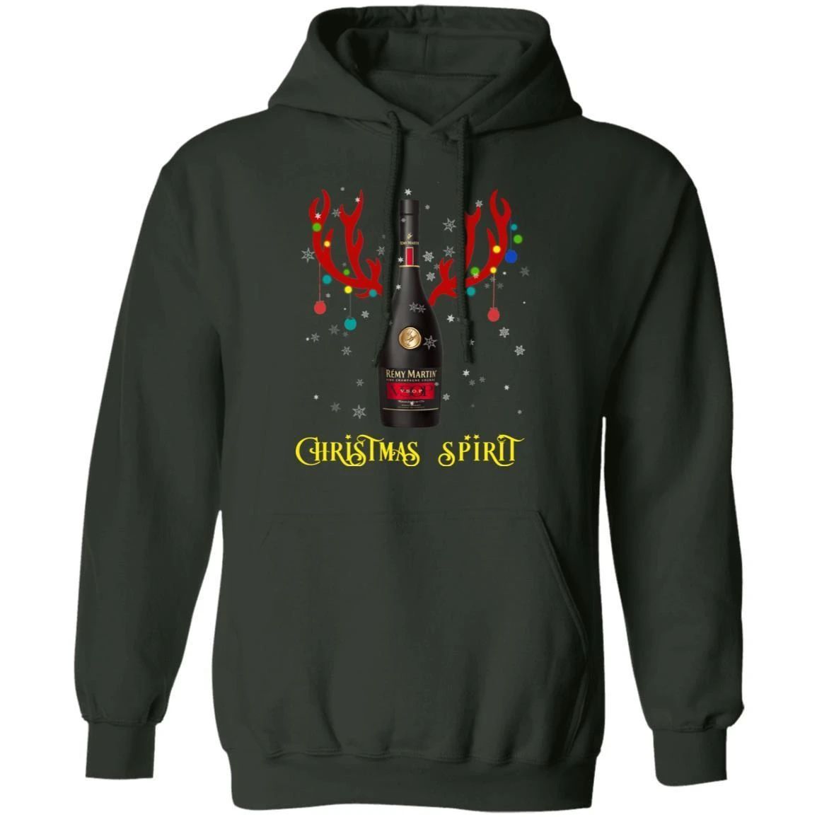 Rémy Martin Reindeer Christmas Spirit Brandy Hoodie Funny Xmas Gift