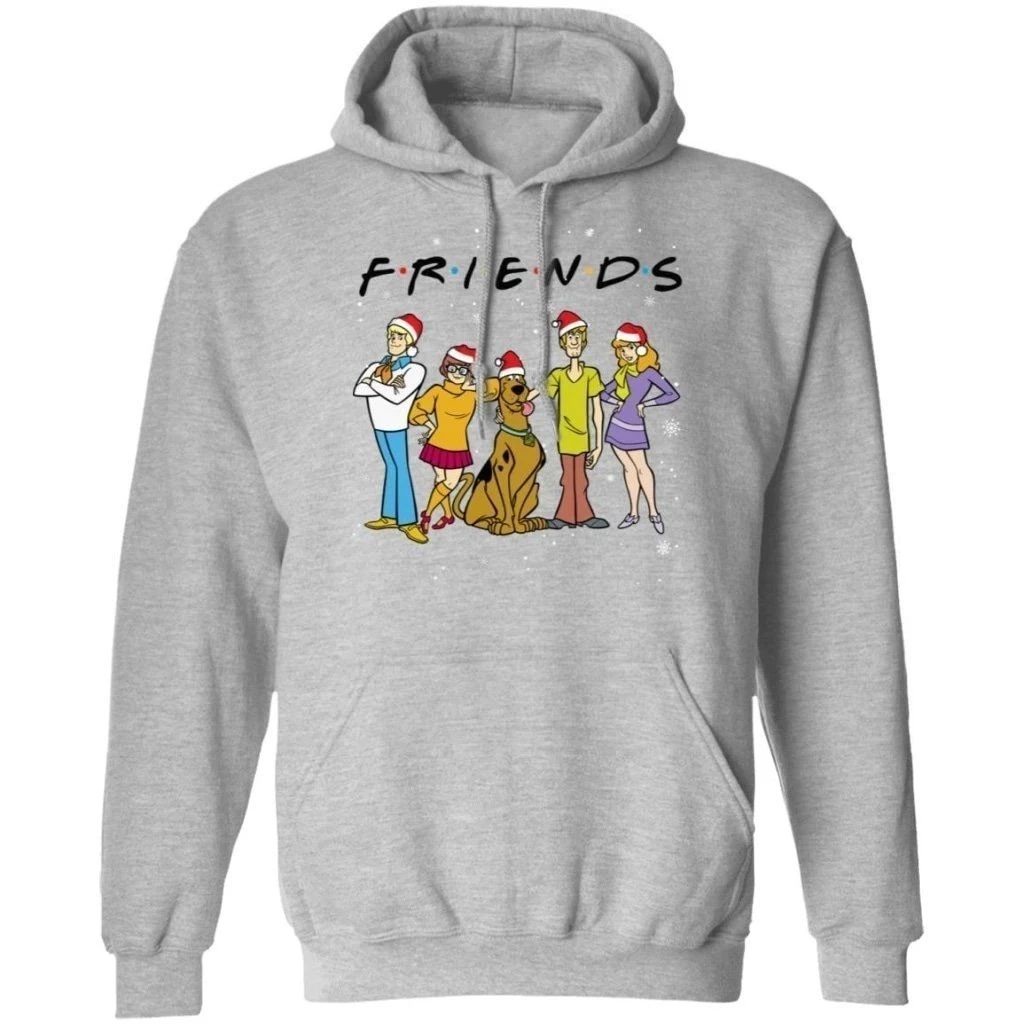 Scooby Doo Characters Mixed FRIENDS Christmas Hoodie Cool Gift