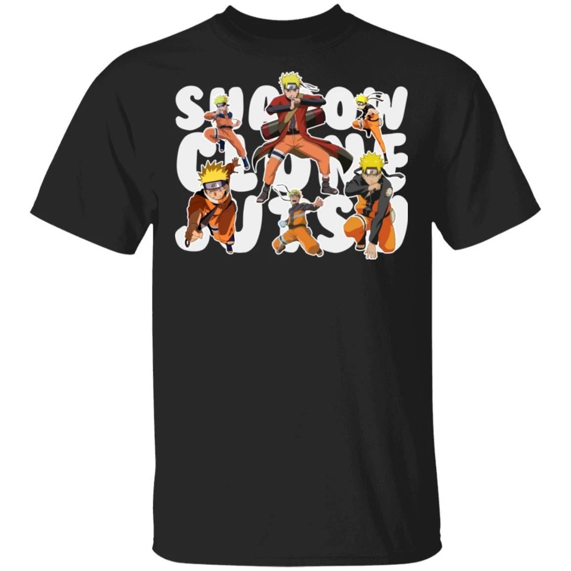 Shadow Clone Jutsu T Shirt Naruto Anime Tee