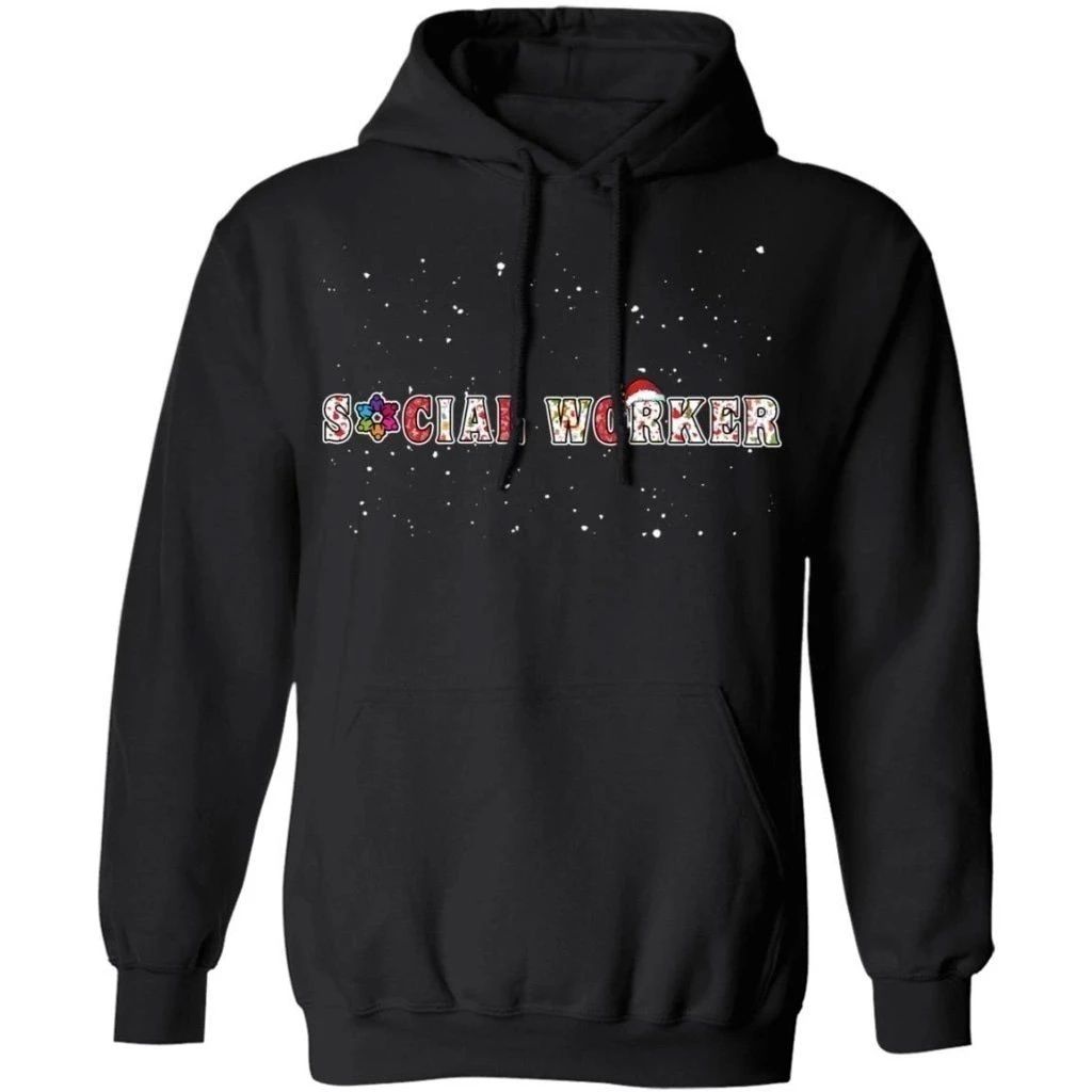 Social Worker Christmas Hoodie Christmas Shirt Xmas Shirt Cool Gift