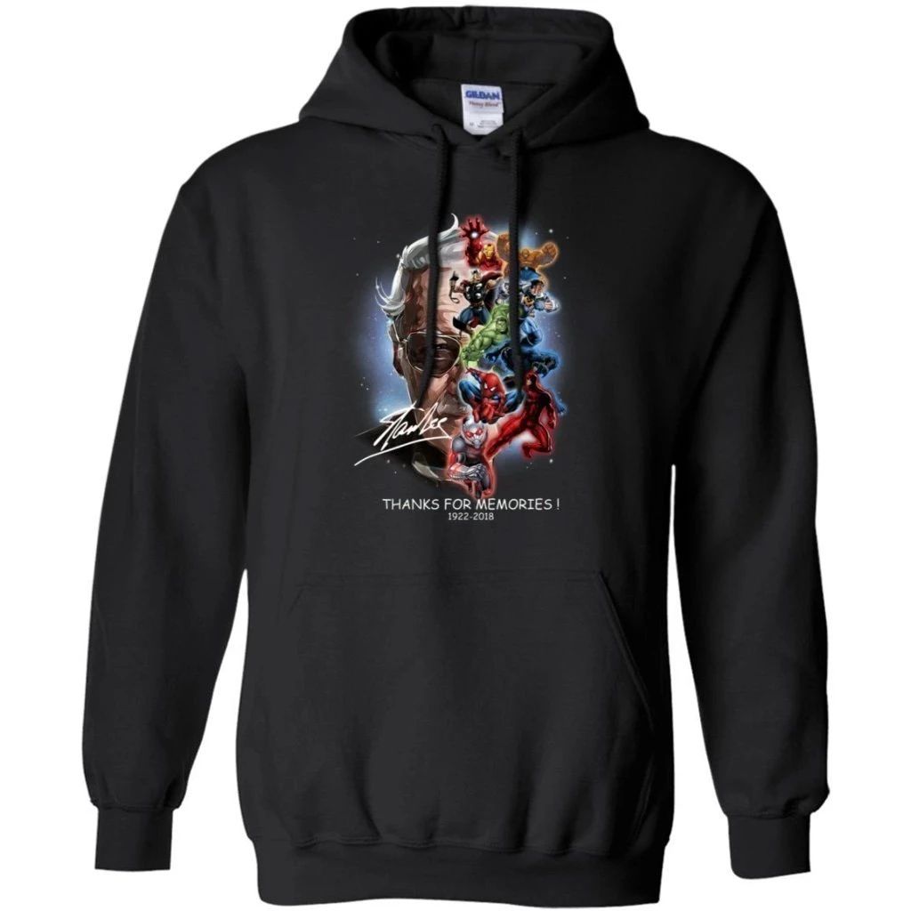 Stan Lee Hoodie Superheroes Thanks For Memories