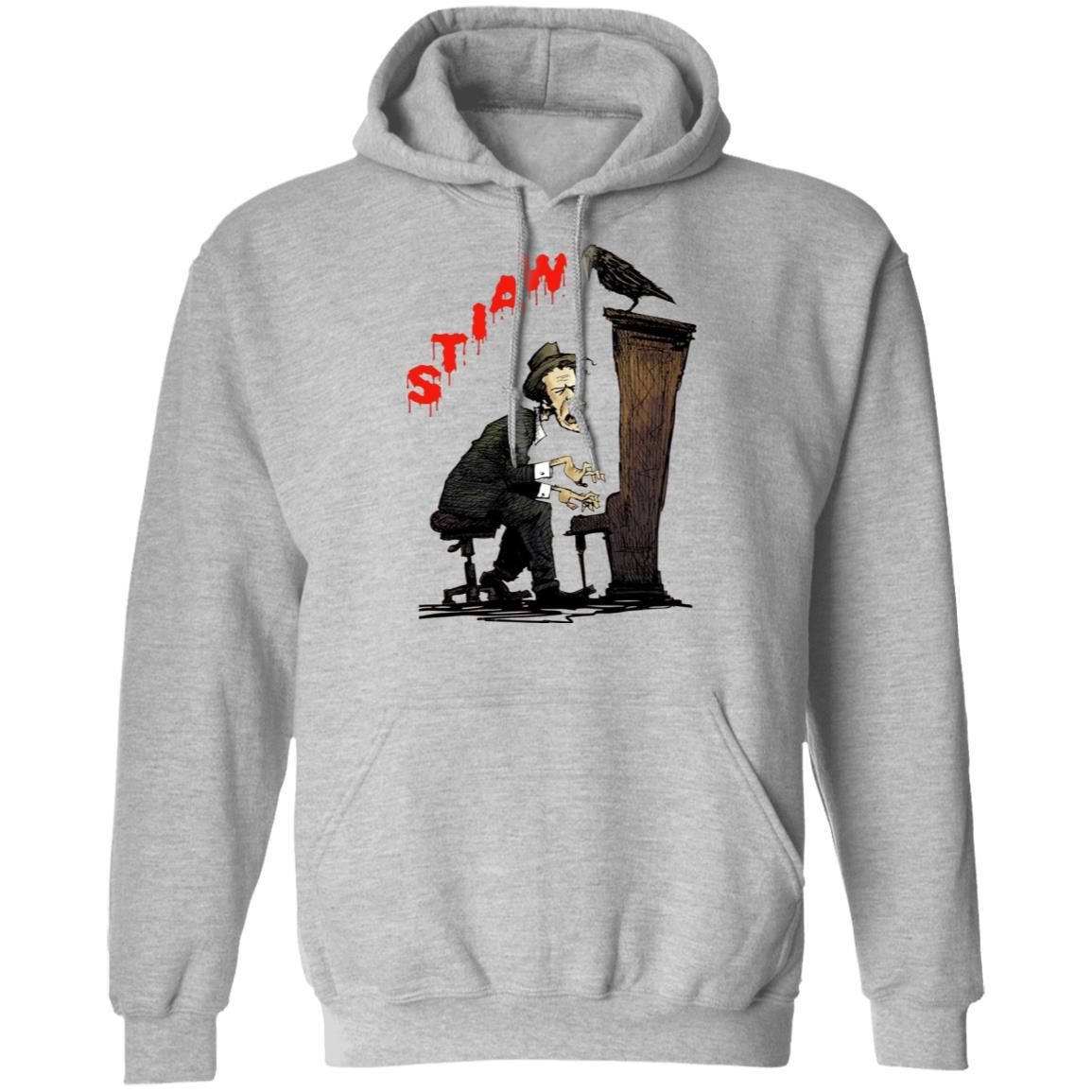 Stiaw Eagle Piano Lover Shirt Retro Tom Tee Waits Hoodie