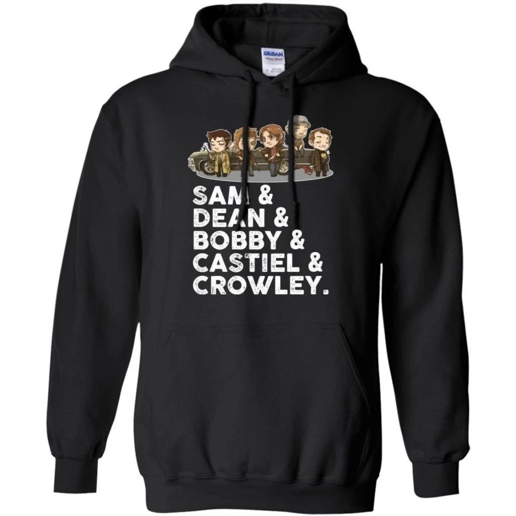 Supernatural Character Name Hoodie For Fans