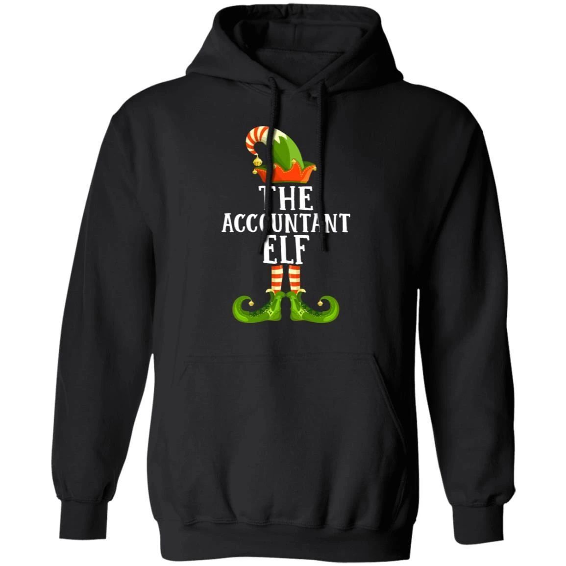 The Accountant Elf Hoodie Christmas Elf Hoodie Funny Xmas Gift