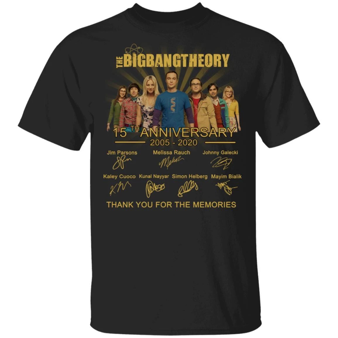 The Big Bang Theory T-shirt 15th Anniversary 2005 – 2020 Tee