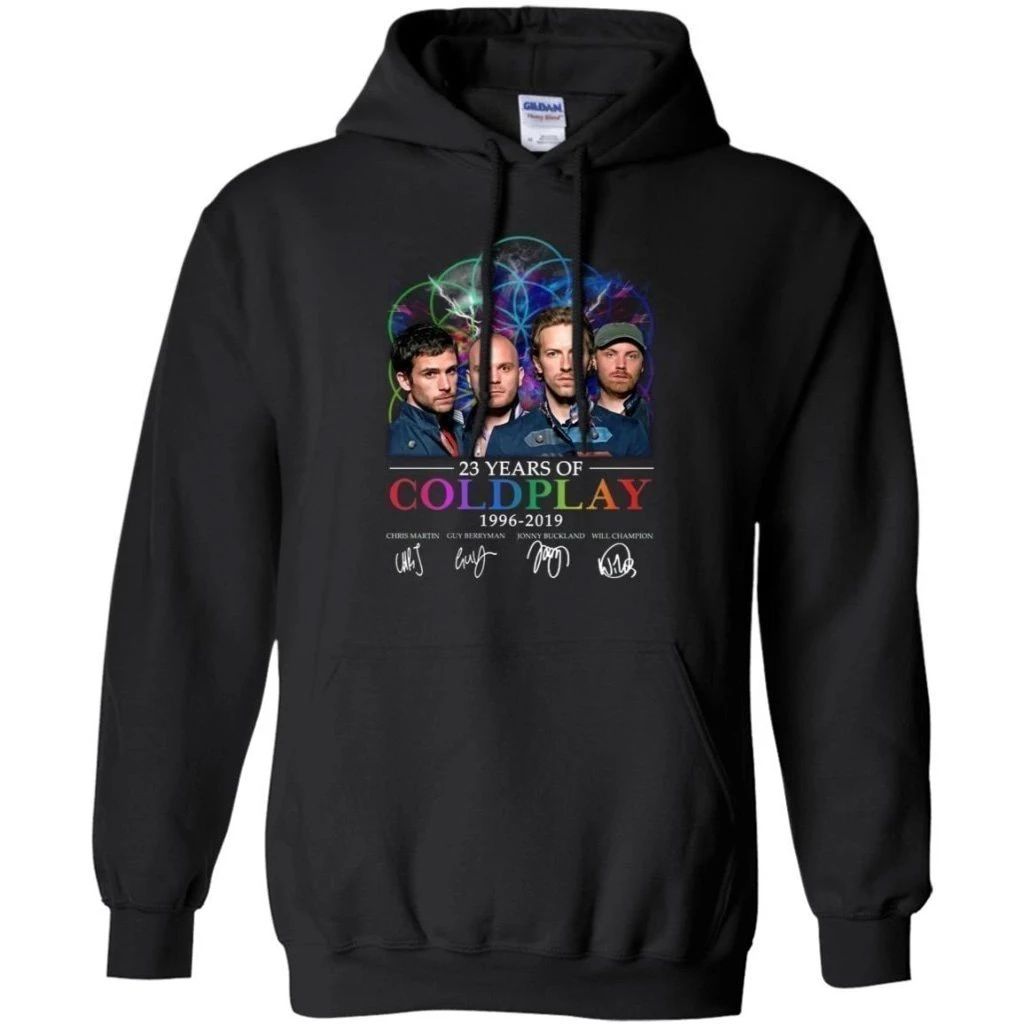 The Coldplay 23 Years Anniversary Hoodie Fan Gift Idea