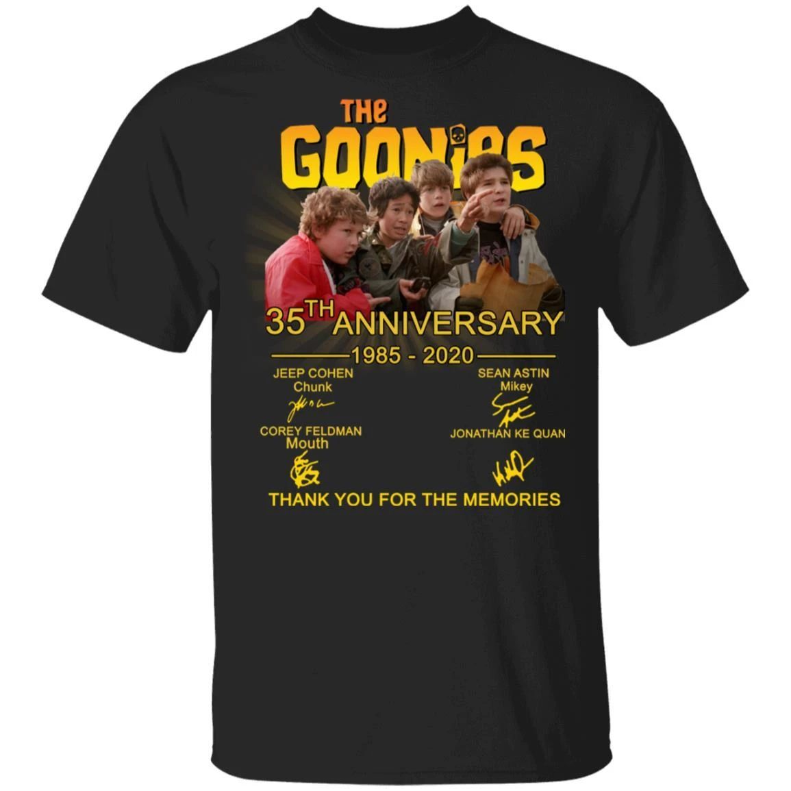 The Goonies T-shirt 35th Anniversary 1985 – 2020 Tee