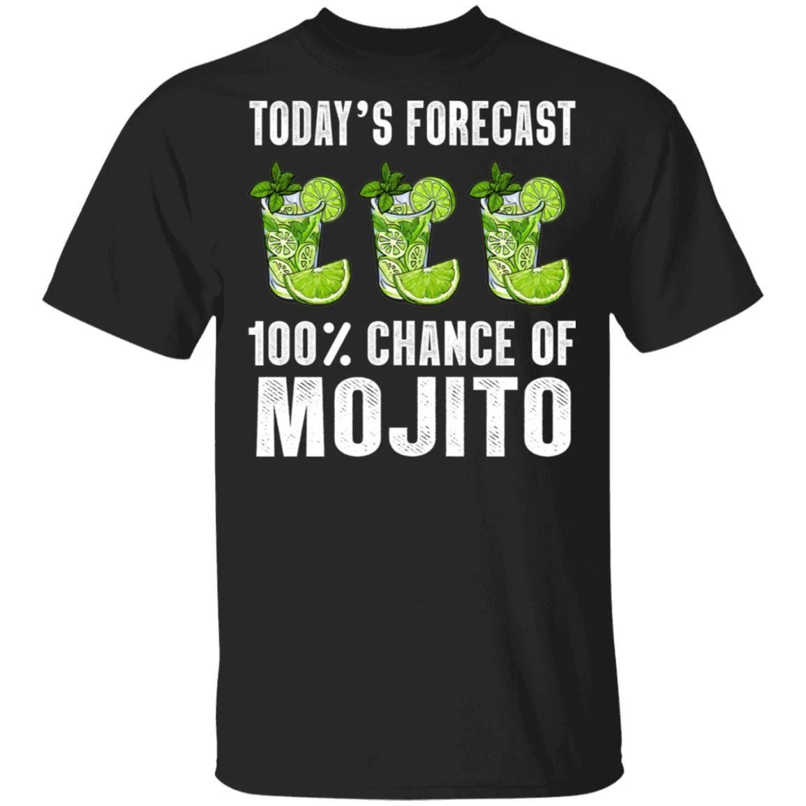 Today’s Forecast 100% Mojito T-shirt Cocktail Tee