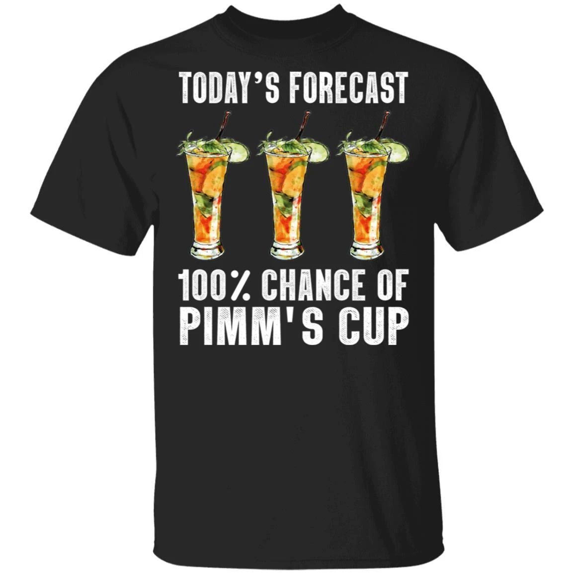 Today’s Forecast 100% Pimms Cup T-shirt Cocktail Tee