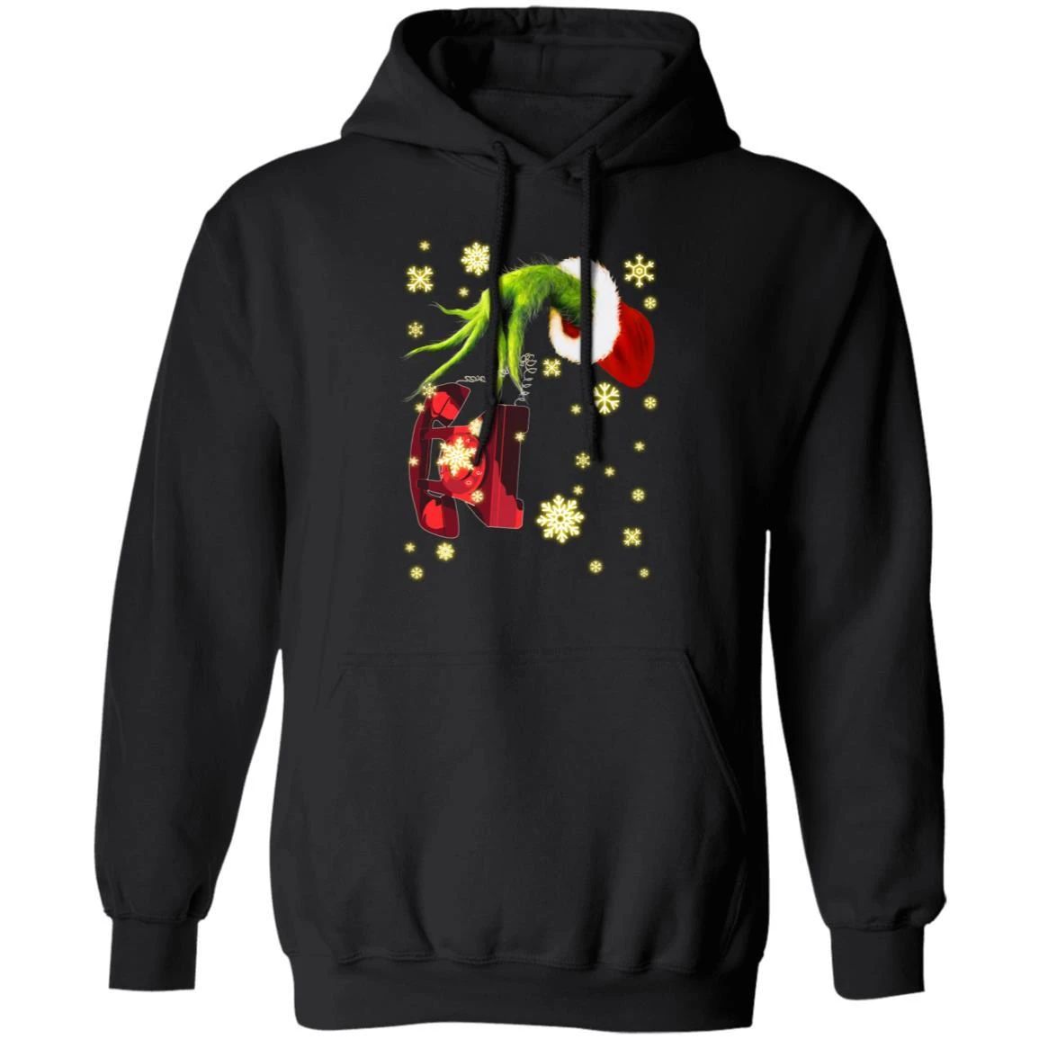 Xmas Hoodie Grinch Stealing Secretary Job Tool Christmas Hoodie