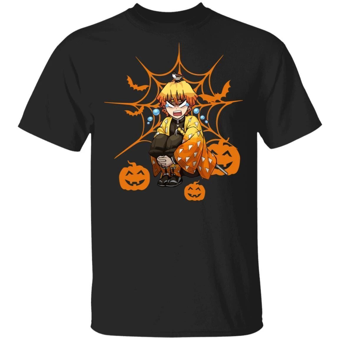 Zenitsu Demon Slayer Halloween Shirt Kimetsu No Yaiba Tee