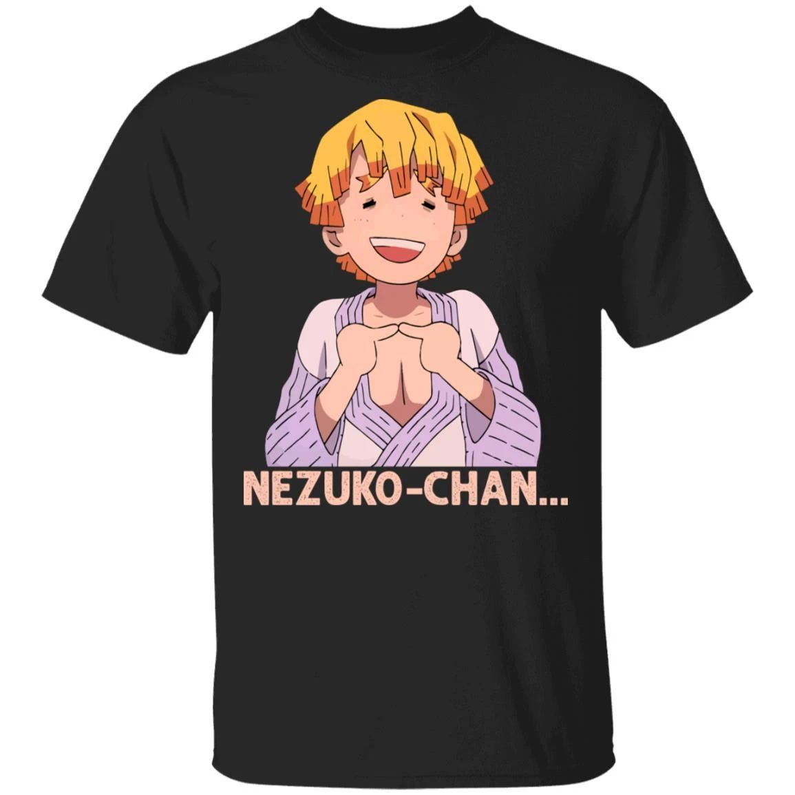 Zenitsu Nezuko Chan T Shirt Demon Slayer Anime Tee