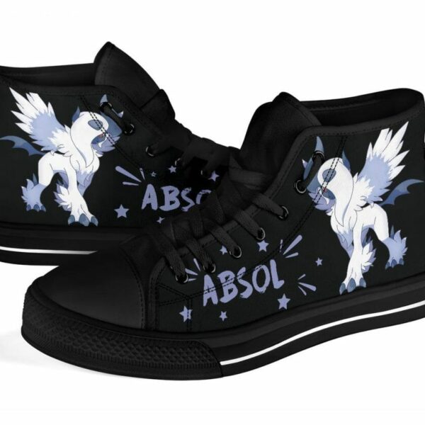 Absol Sneakers High Top Shoes Fan Gifts Idea