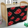 Akatsuki Quilt Blanket For Naruto Bedding Decor Idea 17