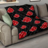 Akatsuki Quilt Blanket For Naruto Bedding Decor Idea 11