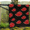 Akatsuki Quilt Blanket For Naruto Bedding Decor Idea 9