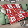 All I Want For Christmas Is Penguin Quilt Blanket Xmas Gift Idea 17