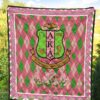 Alpha Kappa Alpha Premium Quilt Blanket Sorority Home Decor Custom For Fans 5