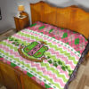 Alpha Kappa Alpha Premium Quilt Blanket Sorority Home Decor Custom For Fans 19