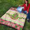 Alpha Kappa Alpha Premium Quilt Blanket Sorority Home Decor Custom For Fans 9