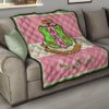 Alpha Kappa Alpha Premium Quilt Blanket Sorority Home Decor Custom For Fans 15