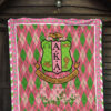 Alpha Kappa Alpha Premium Quilt Blanket Sorority Home Decor Custom For Fans 7