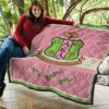 Alpha Kappa Alpha Premium Quilt Blanket Sorority Home Decor Custom For Fans 11