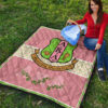 Alpha Kappa Alpha Premium Quilt Blanket Sorority Home Decor Custom For Fans 9