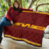 American Football Team Premium Quilt - Washington W Est 1932 Claw Quilt Blanket 11