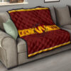 American Football Team Premium Quilt - Washington W Est 1932 Claw Quilt Blanket 15