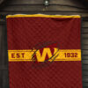 American Football Team Premium Quilt - Washington W Est 1932 Claw Quilt Blanket 7