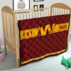 American Football Team Premium Quilt - Washington W Est 1932 Claw Quilt Blanket 21