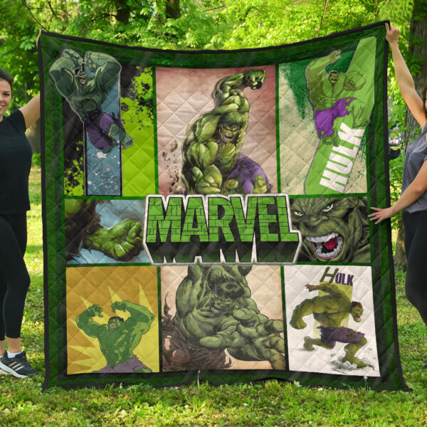 Angry Hulk Swamp Thing Premium Quilt Blanket Movie Home Decor Custom For Fans