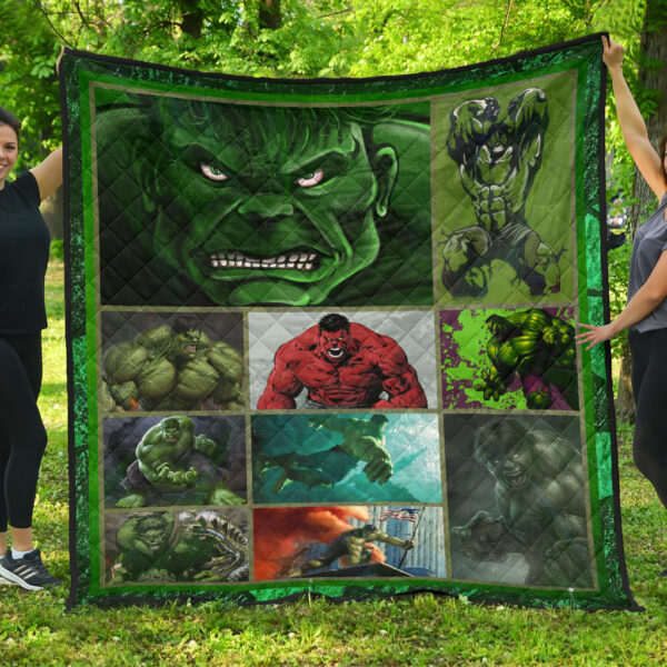 Angry Hulk The Incredible Hulk Premium Quilt Blanket Movie Home Decor Custom For Fans