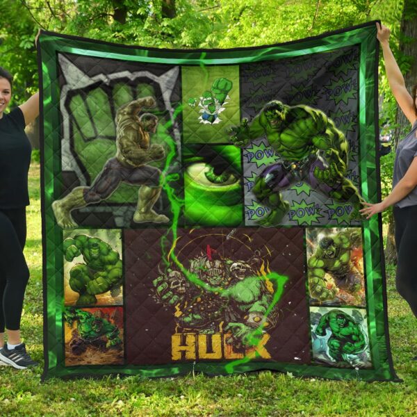 Angry Hulk The Incredible Hulk Premium Quilt Blanket Movie Home Decor Custom For Fans