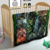 Angry Hulk The Incredible Hulk Premium Quilt Blanket Movie Home Decor Custom For Fans 21