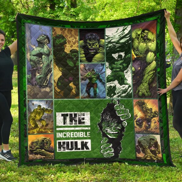 Angry Hulk The Incredible Hulk Premium Quilt Blanket Movie Home Decor Custom For Fans