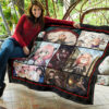 Anya Forger And Yor Forger Spy x Family Premium Quilt Blanket Anime Home Decor Custom For Fans 11