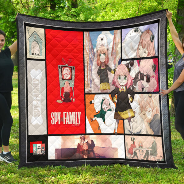 Anya Forger Spy x Family Premium Quilt Blanket Anime Home Decor Custom For Fans