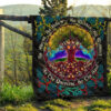 As Above So Below Tree Of Life Quilt Blanket Gift Idea 9