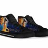 Beauty And The Beast Sneakers High Top Shoes Gift Idea 1