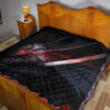 Berserk Anime Premium Quilt - Guts Armor Armadura With Sword Artwork Red Highlight Quilt Blanket 19