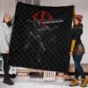 Berserk Anime Premium Quilt - Guts Full Armor Armadura Sword Fighting Quilt Blanket 1