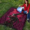 Berserk Anime Premium Quilt - Guts Sword Dark Black Sun Red Cloud Quilt Blanket 9