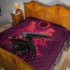 Berserk Anime Premium Quilt - Guts Sword Dark Black Sun Red Cloud Quilt Blanket 19