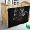 Berserk Anime Premium Quilt - Main Characters Dark Black Sun Artwork Quilt Blanket 21